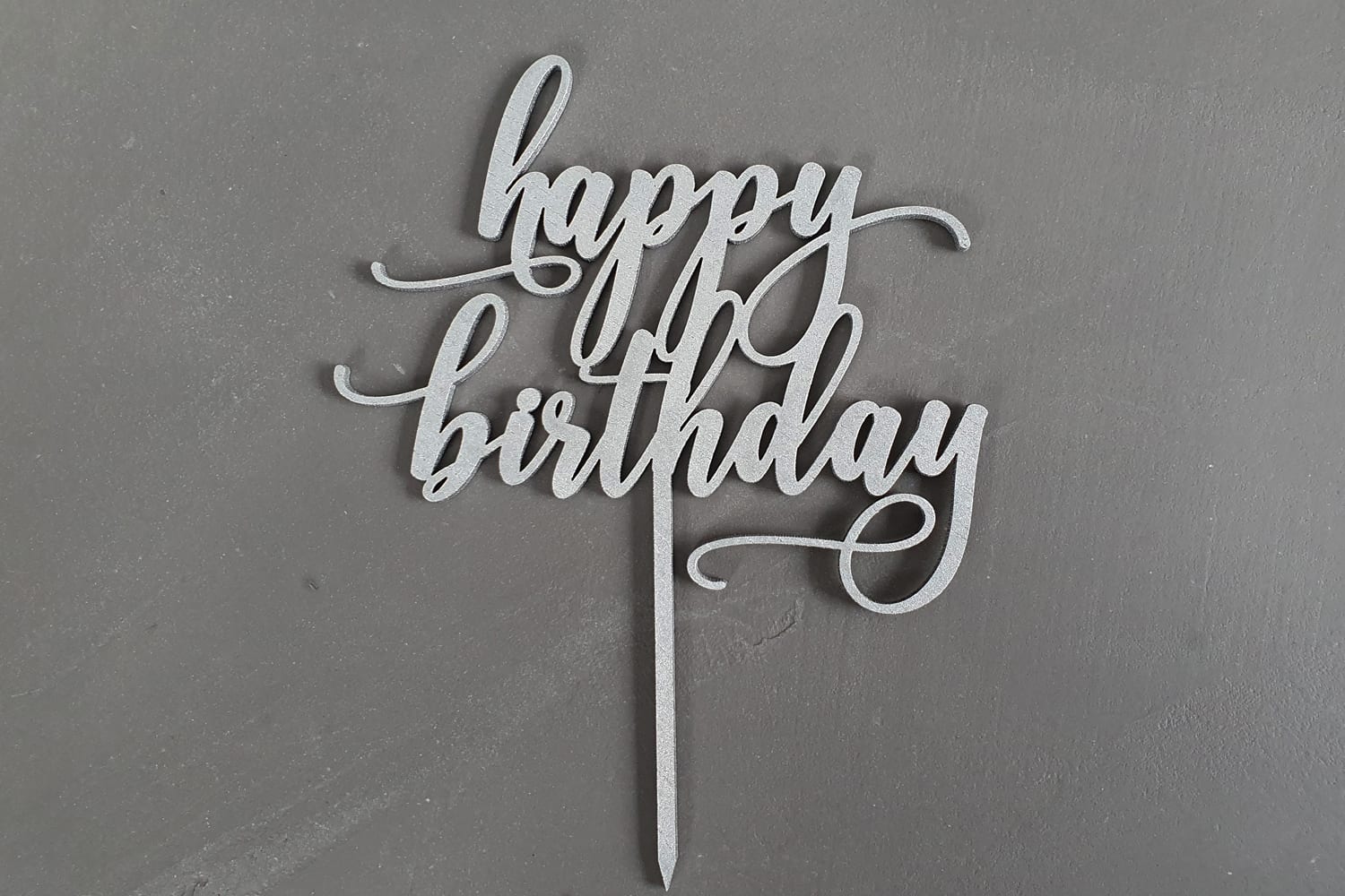'Happy Birthday' Cake Topper verjaardag - Afbeelding 2