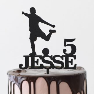 maatwerk taarttopper voetballer