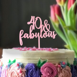taarttopper fabulous 40