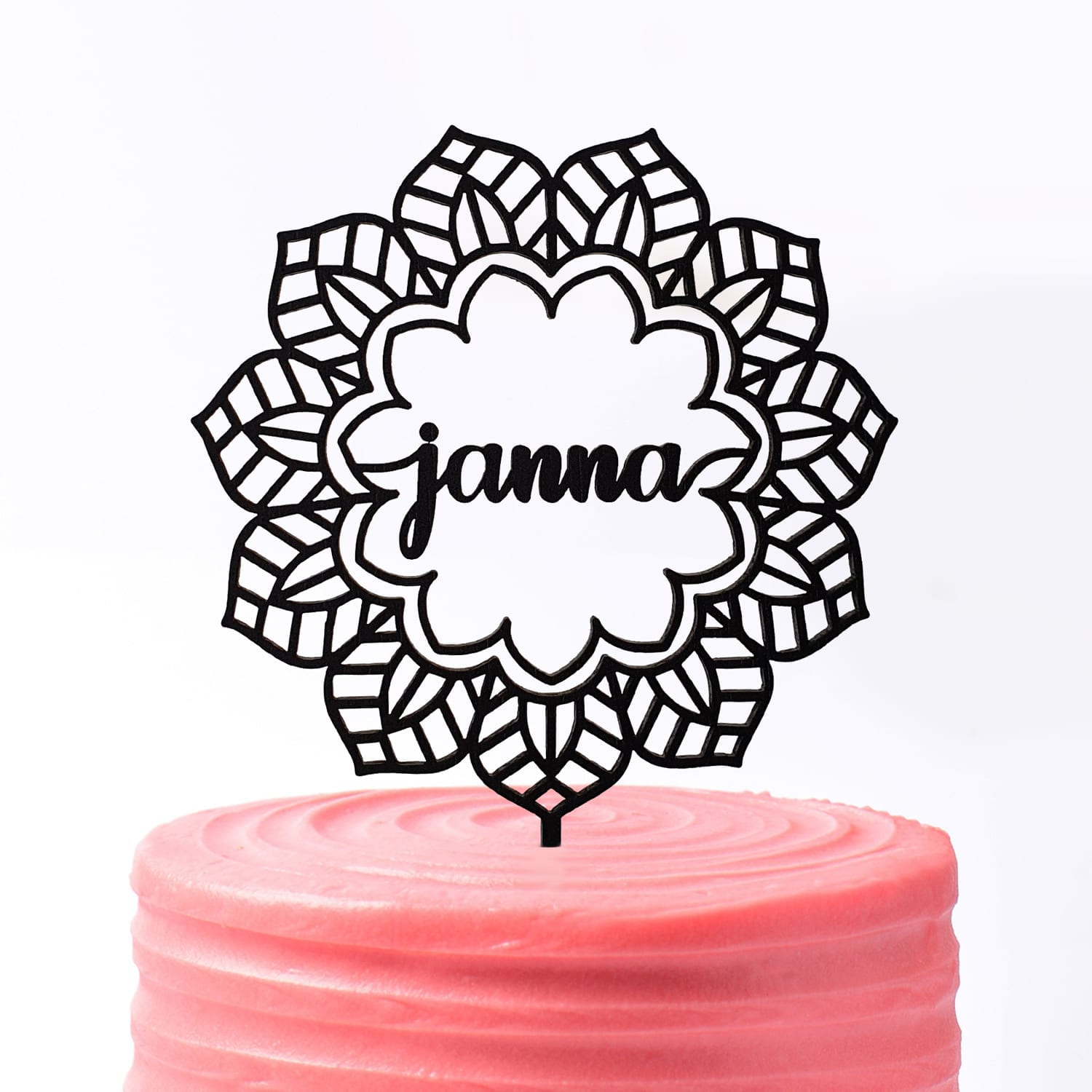 cake topper mandala met naam