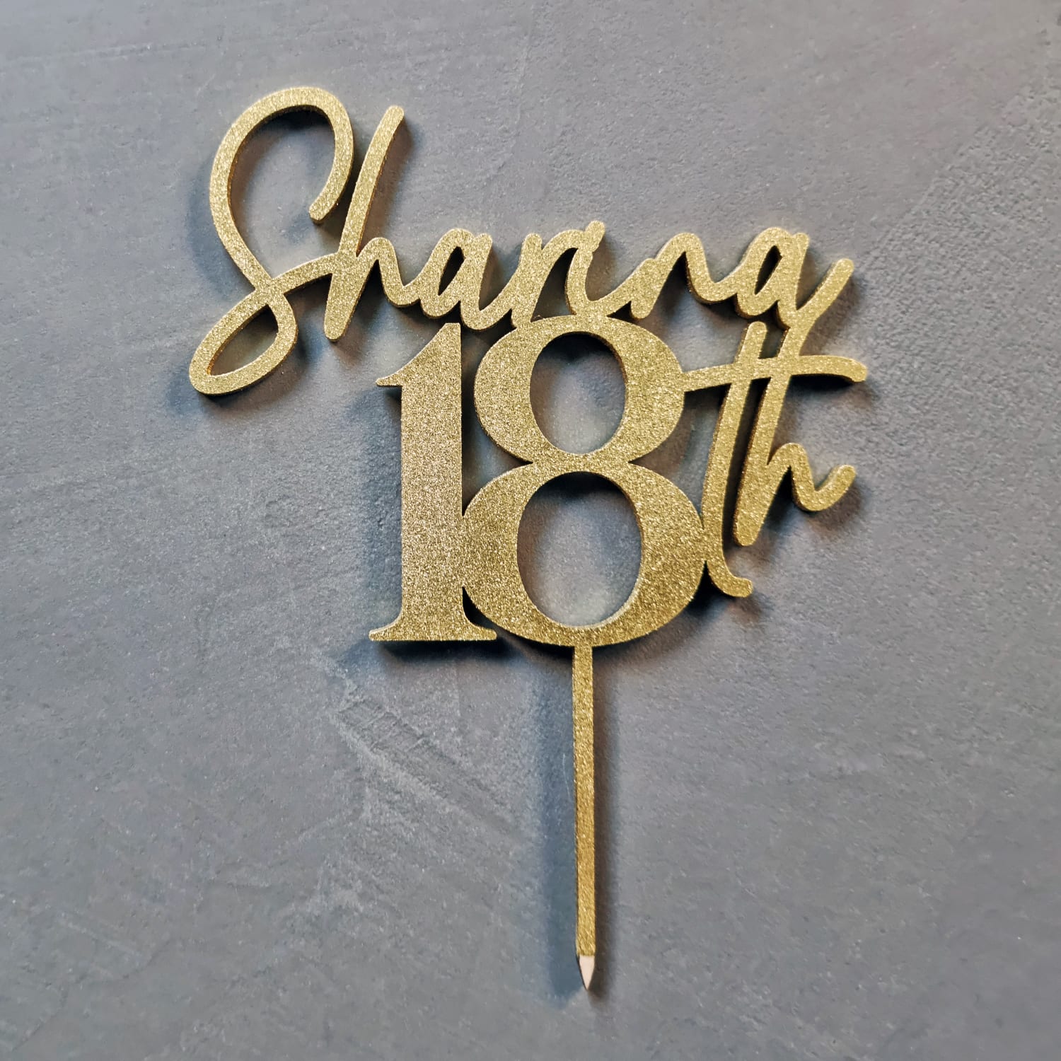 Cake Topper verjaardag Amerikaanse stijl - Afbeelding 2
