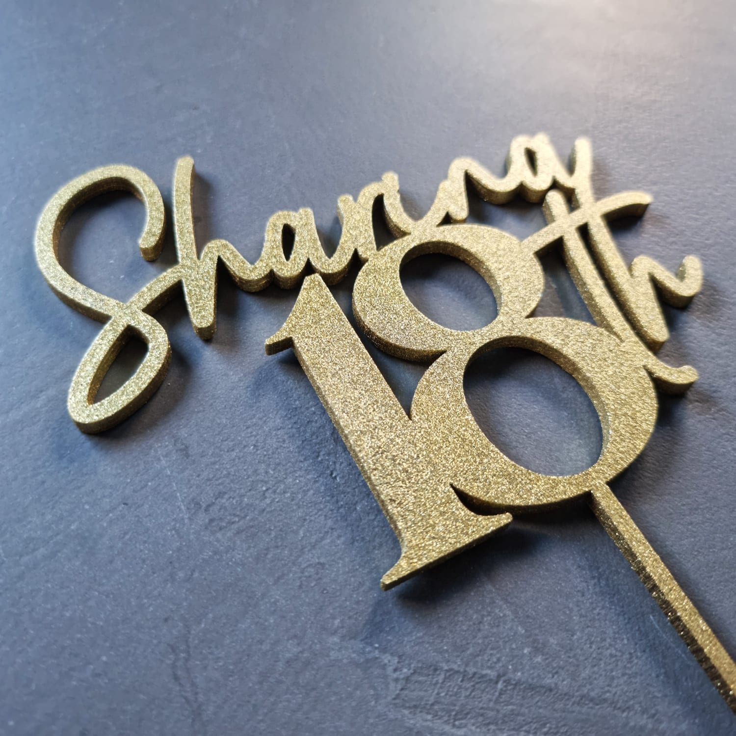 Cake Topper verjaardag Amerikaanse stijl - Afbeelding 3