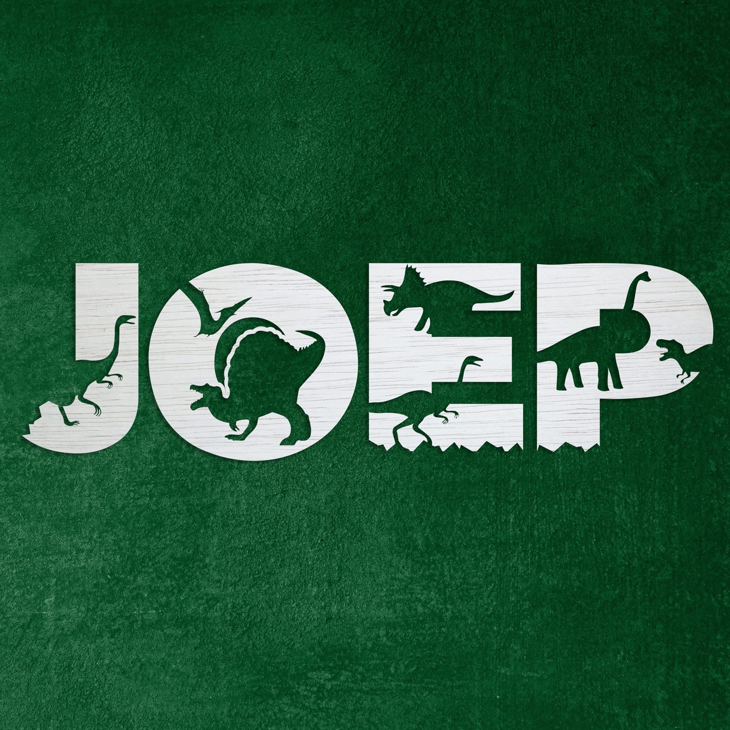 dino muur letters
