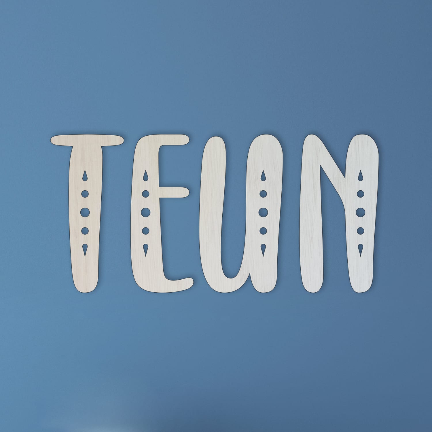 houten muurletters