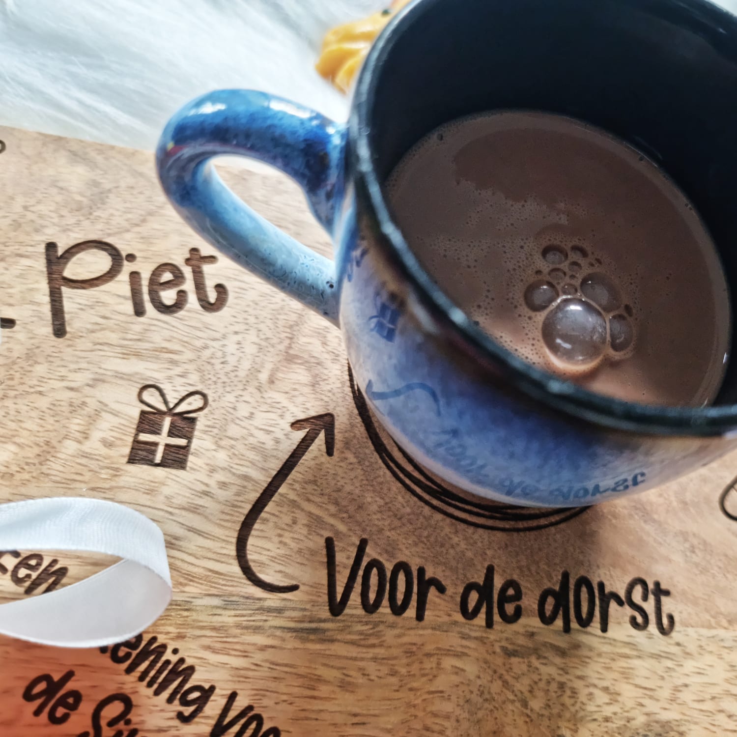 Sinterklaas serveerplank met naam voor schoen zetten - Afbeelding 7