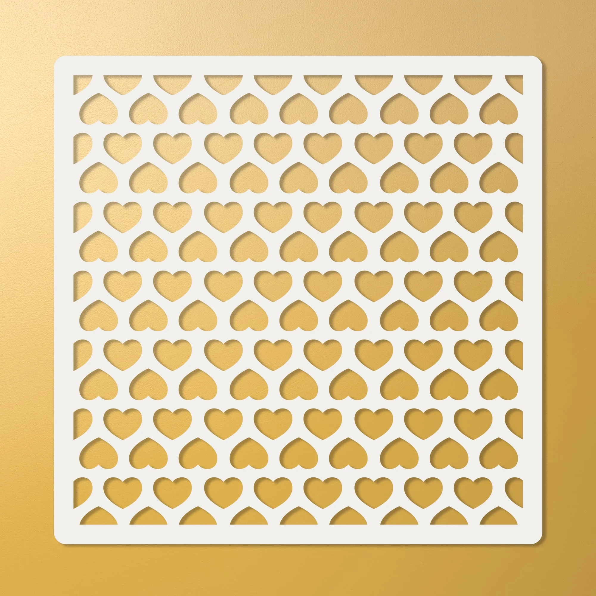 houten lambrisering hartjes motief 1