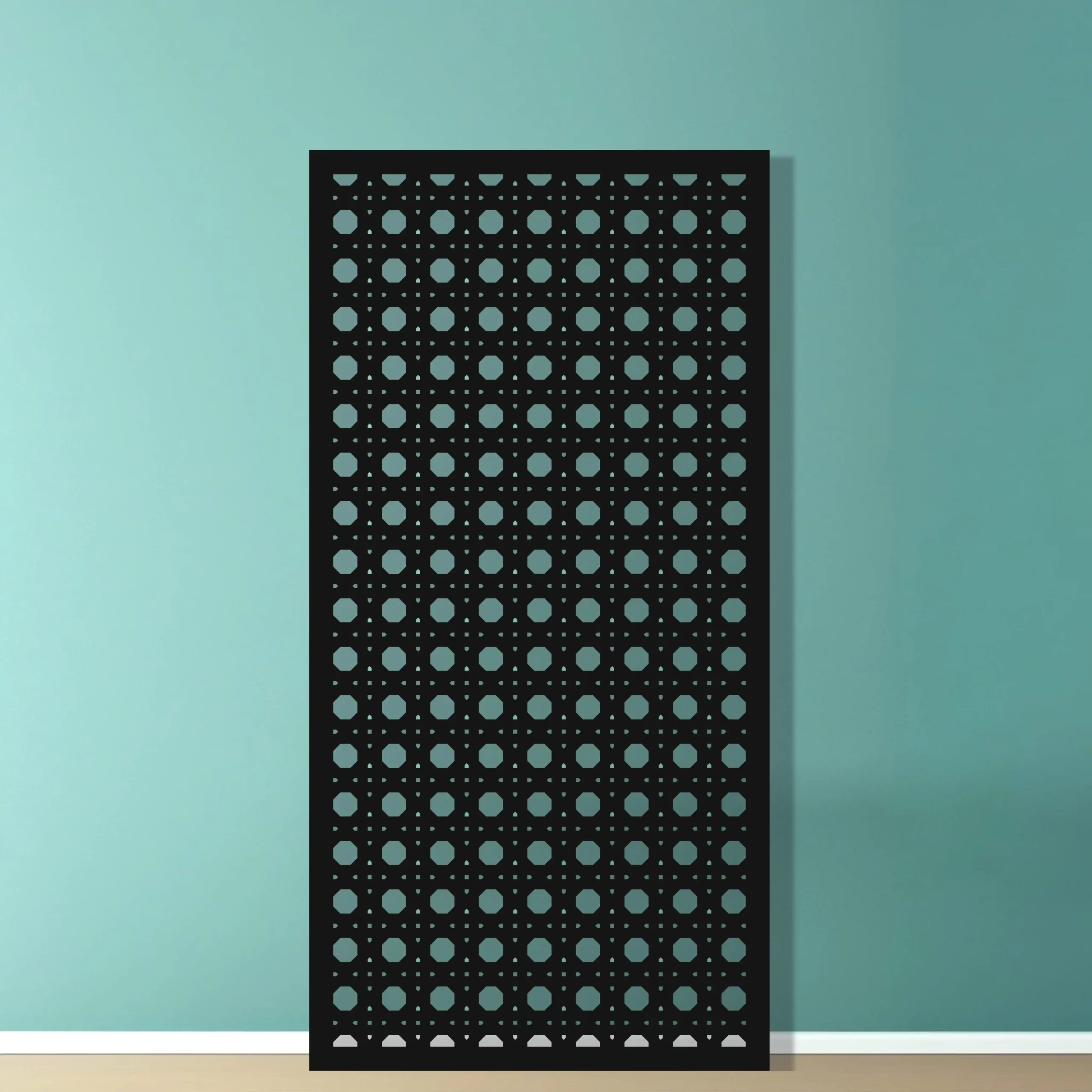 Houten wandpanelen: rotan paneel van hout 10 stuks - Afbeelding 2